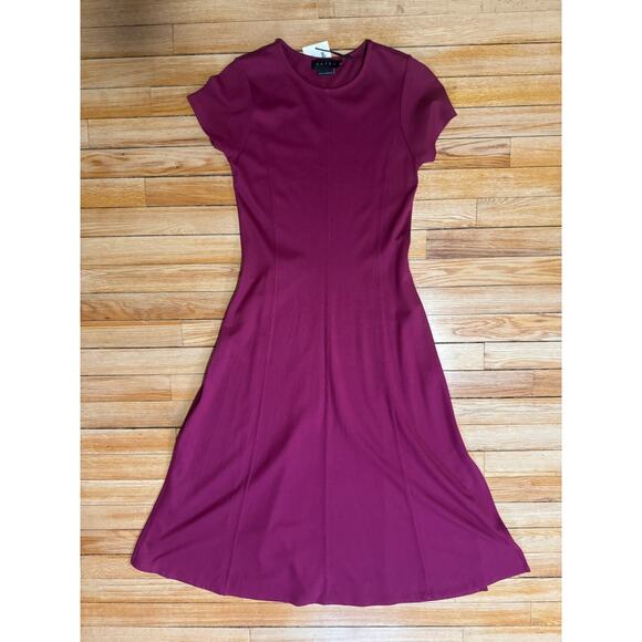 Hatch | NWT The Virginia Seamed Maternity Dress in Berry | Size 1 - Picture 13 of 14